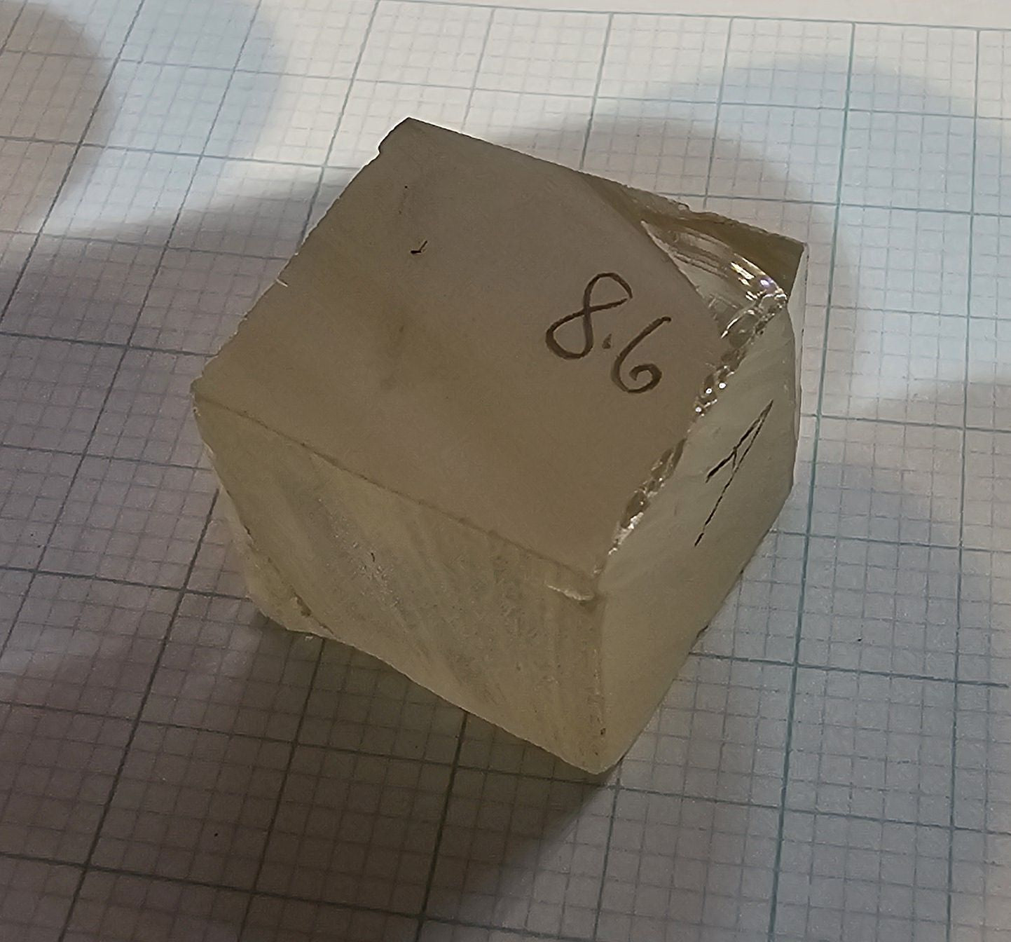 Rutile Facet Rough, Lab Created Rutile Uncut