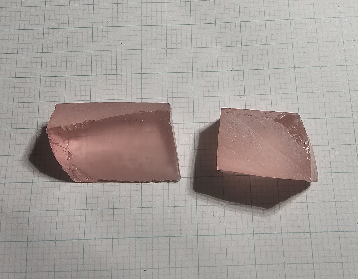 Titanium Laser Sapphire Facet Rough Lab Created Crystals