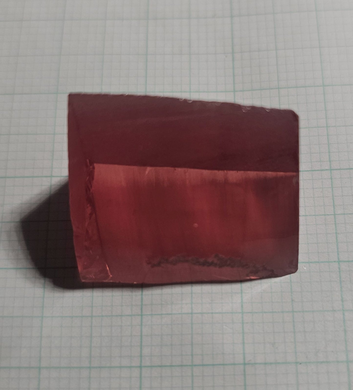 Titanium Laser Sapphire Facet Rough Lab Created Crystals