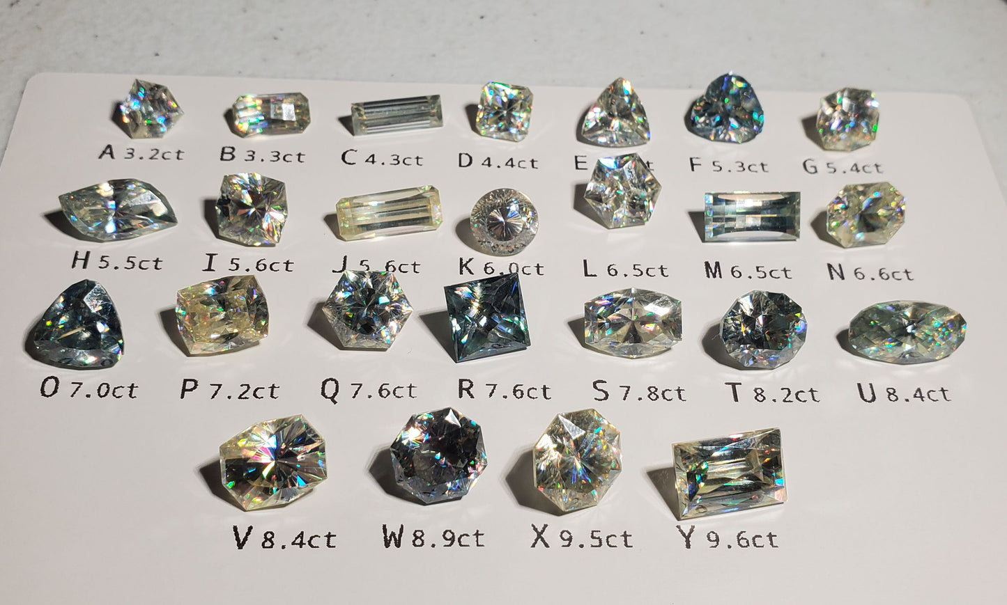 Rutile Gems, Faceted Labmade Loose Gemstones