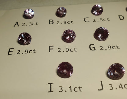 Laser Rod Alexandrite Faceted Stones Lab Created