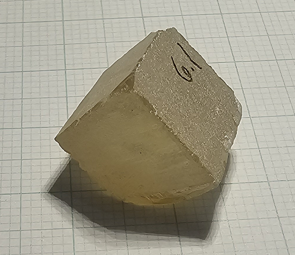 Rutile Facet Rough, Lab Created Rutile Uncut