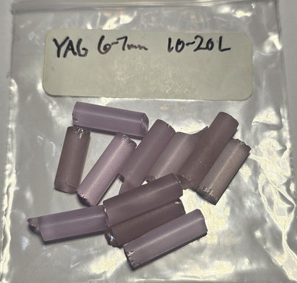 YAG Laser Rods, Failed, Decommissioned or Offcuts