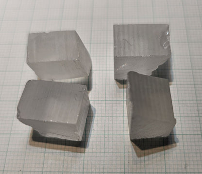 Colorless YAG Garnet Facet Rough