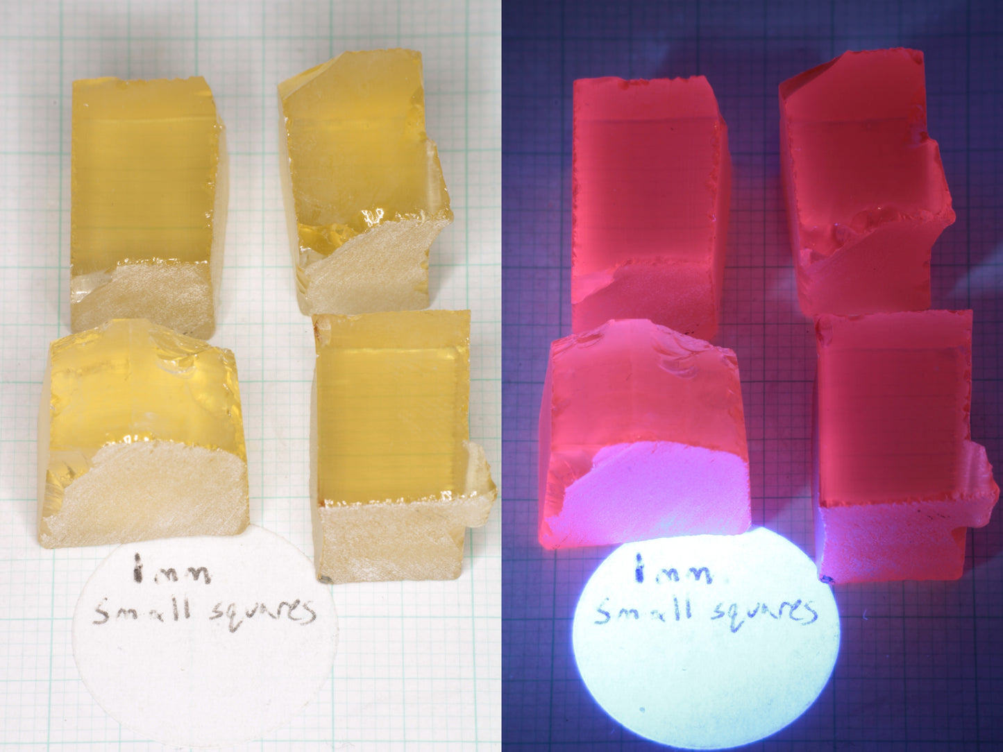 Samarium YAG Orange Glow Garnet, Experimental Crystal