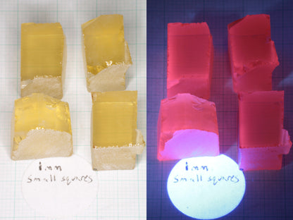 Samarium YAG Orange Glow Garnet, Experimental Crystal