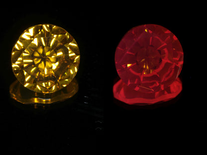 Calibrated Fantasy Cut Laser Garnets