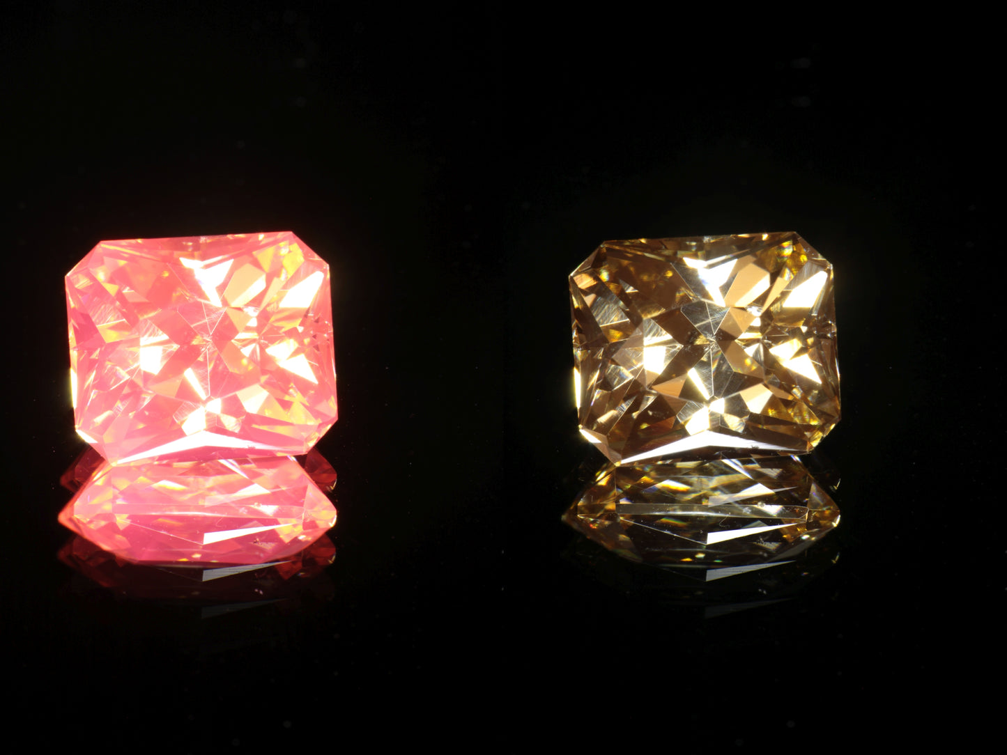 Samarium YAG, Orange Glow Lab Garnet