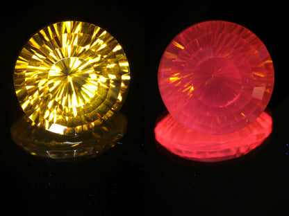 Calibrated Fantasy Cut Laser Garnets