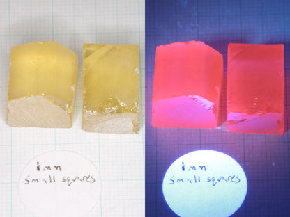 Samarium YAG Orange Glow Garnet, Experimental Crystal