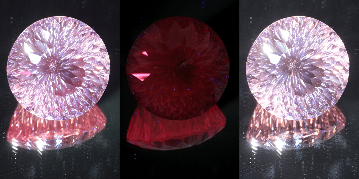 Giant Fantasy Cut Laser Garnets