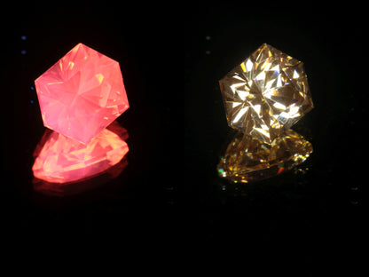 Samarium YAG, Orange Glow Lab Garnet