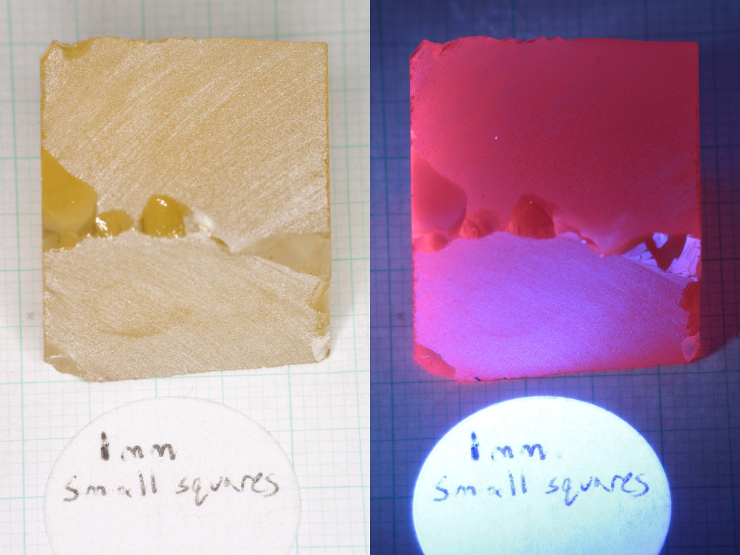 Samarium YAG Orange Glow Garnet, Experimental Crystal