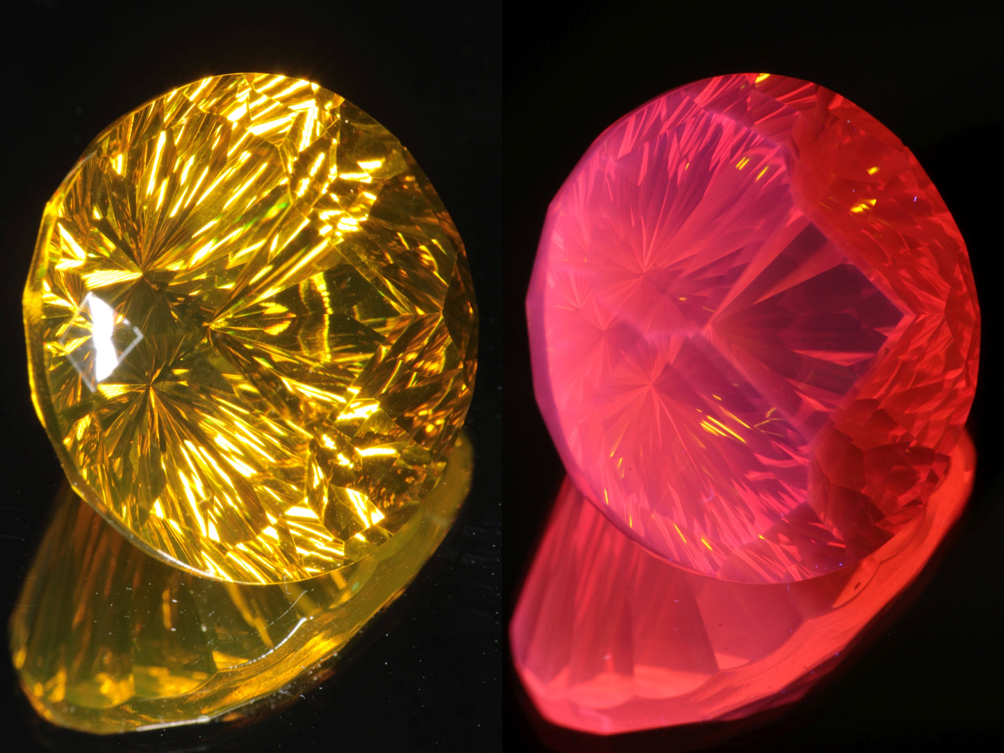 Calibrated Fantasy Cut Laser Garnets