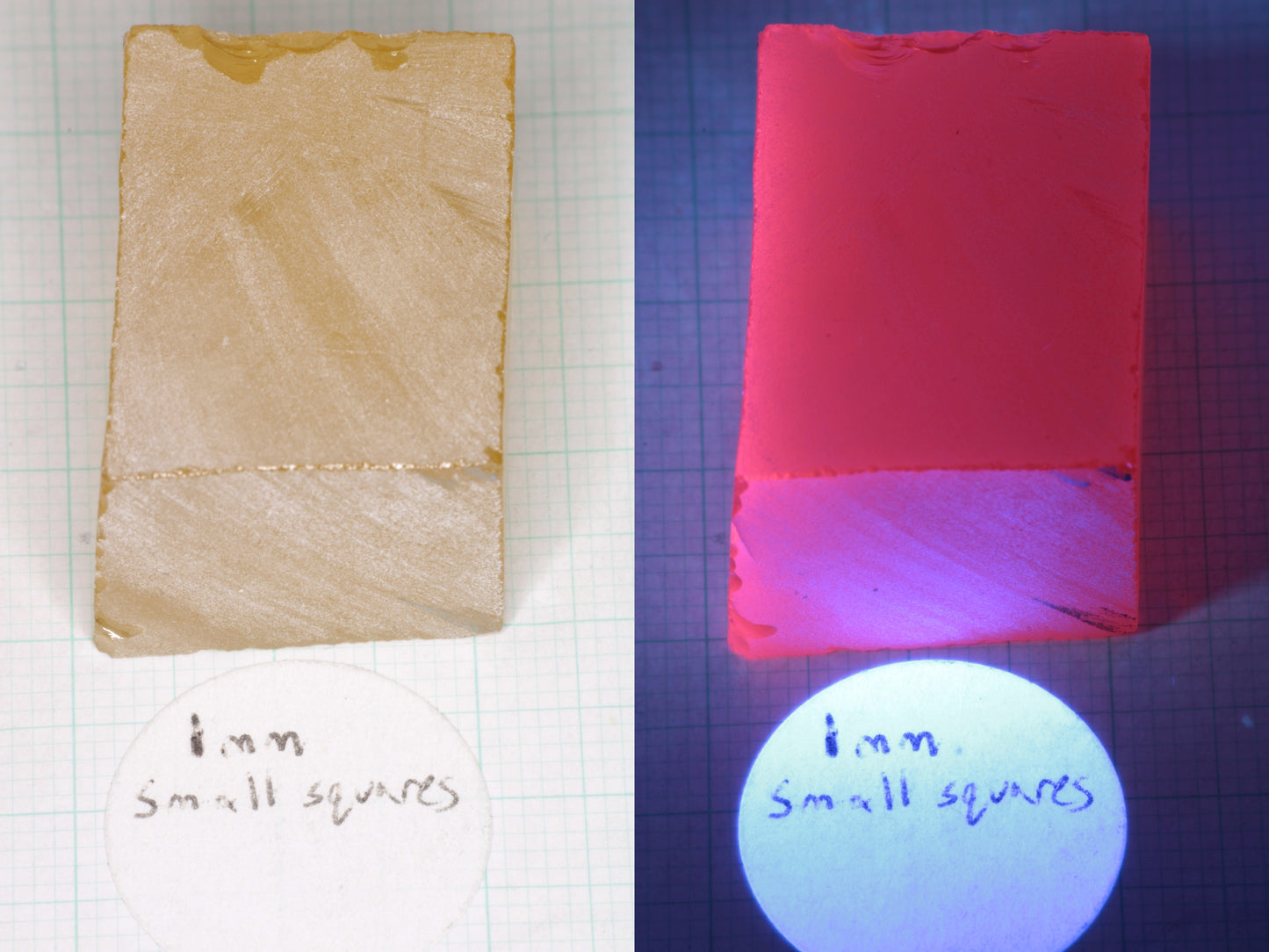 Samarium YAG Orange Glow Garnet, Experimental Crystal