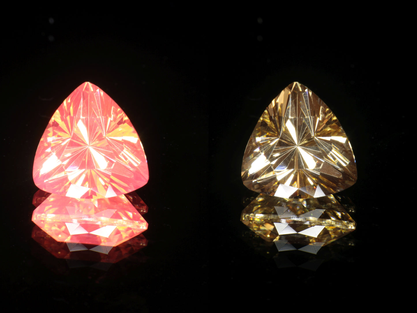 Samarium YAG, Orange Glow Lab Garnet