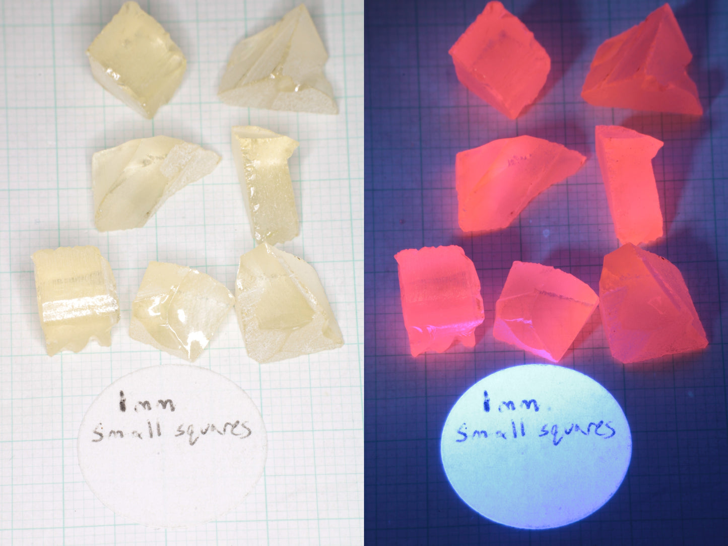 Samarium YAG Orange Glow Garnet, Experimental Crystal