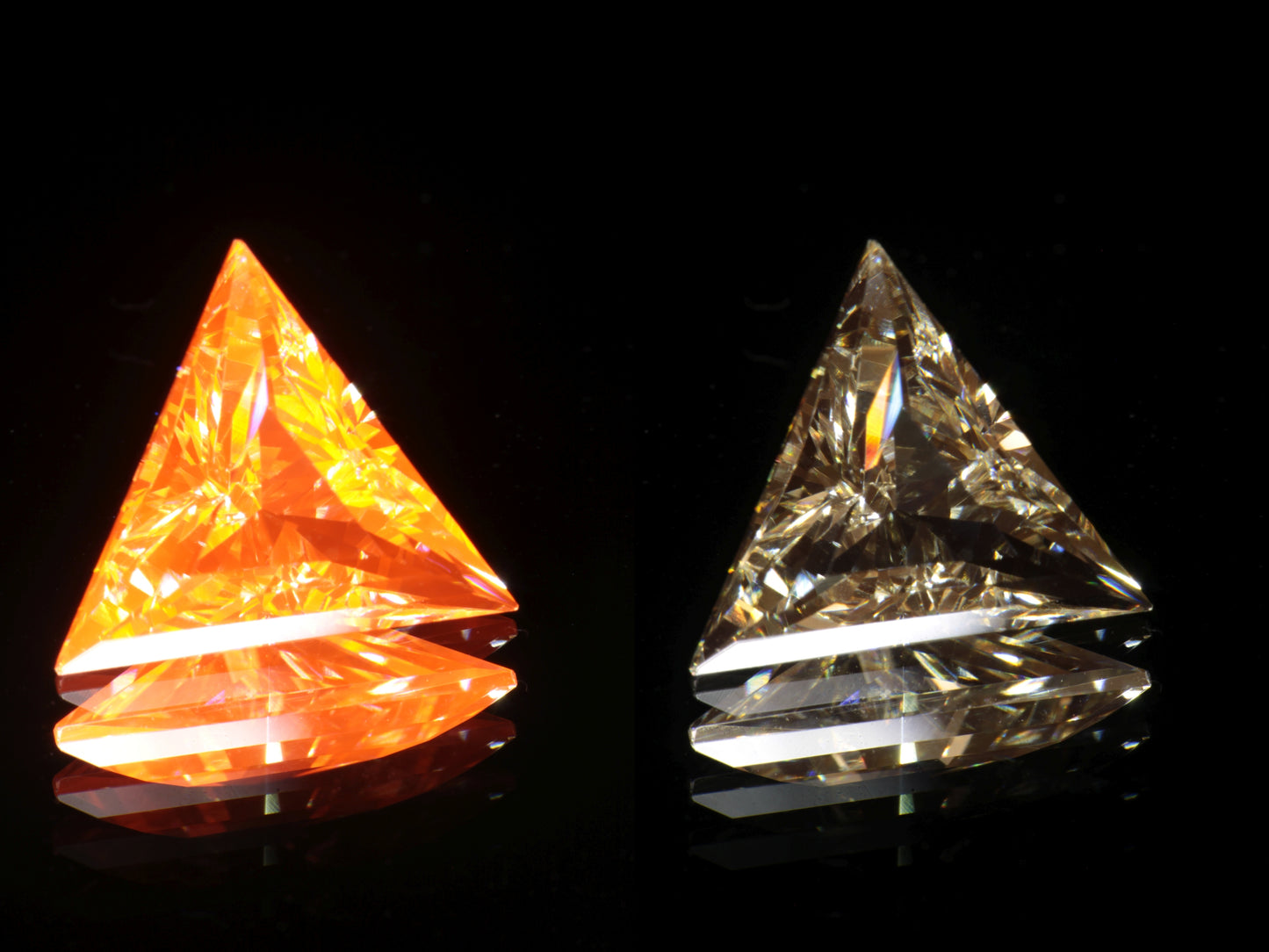 Samarium YAG, Orange Glow Lab Garnet