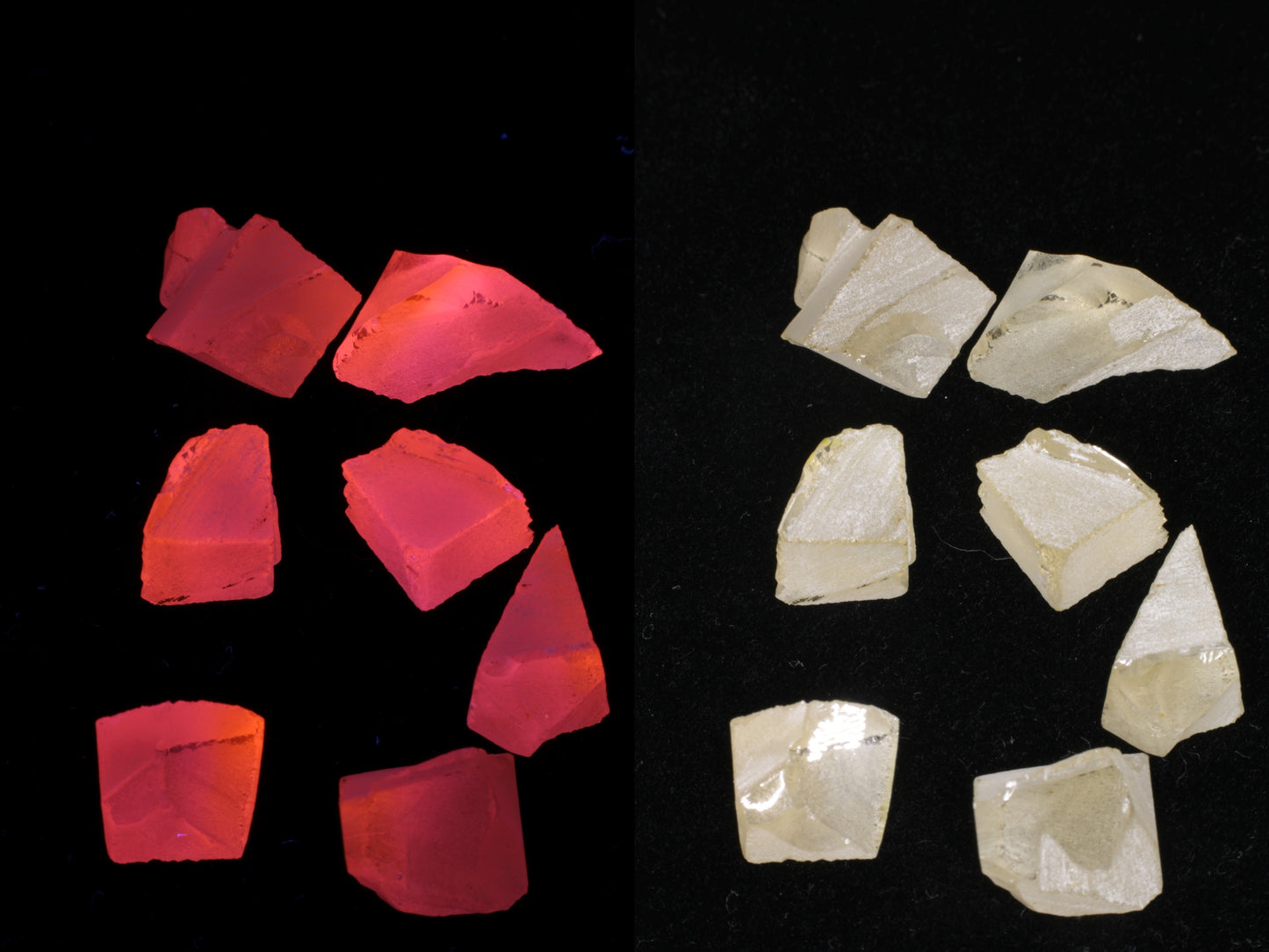 Samarium YAG Orange Glow Garnet, Experimental Crystal