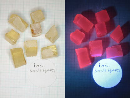 Samarium YAG Orange Glow Garnet, Experimental Crystal