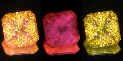 Giant Fantasy Cut Laser Garnets