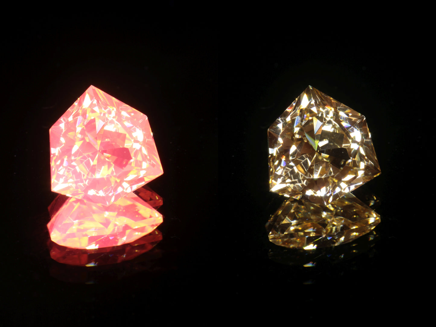 Samarium YAG, Orange Glow Lab Garnet