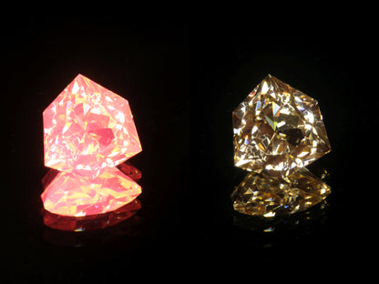 Samarium YAG, Orange Glow Lab Garnet