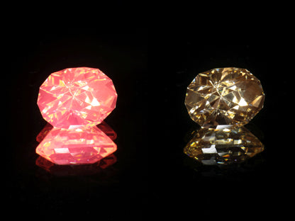 Samarium YAG, Orange Glow Lab Garnet