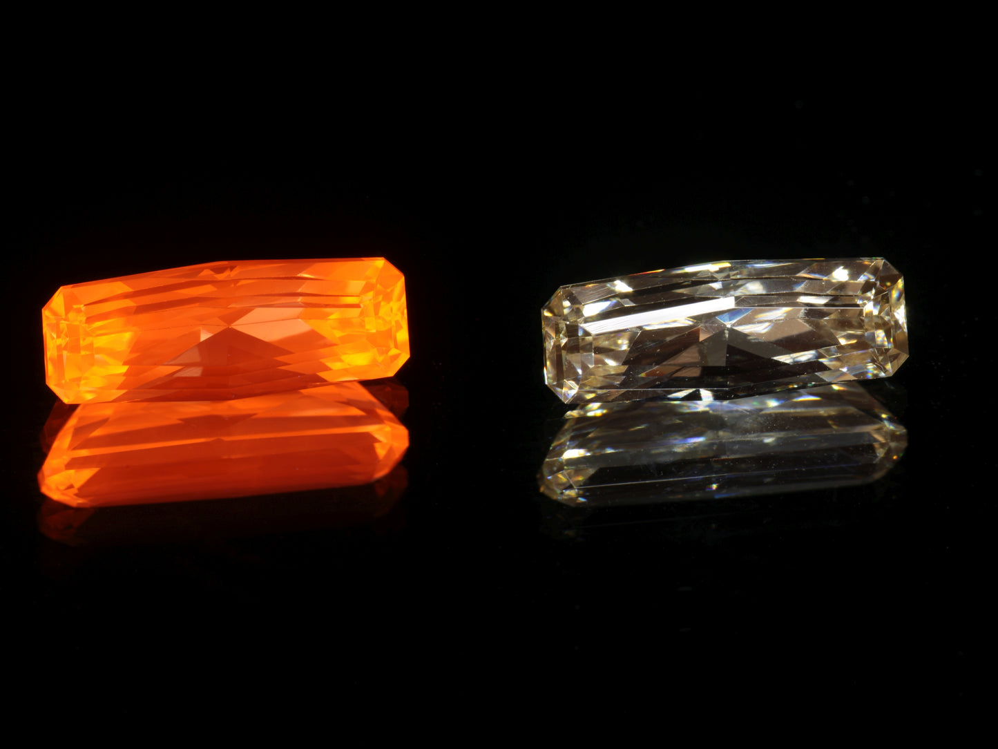 Samarium YAG, Orange Glow Lab Garnet