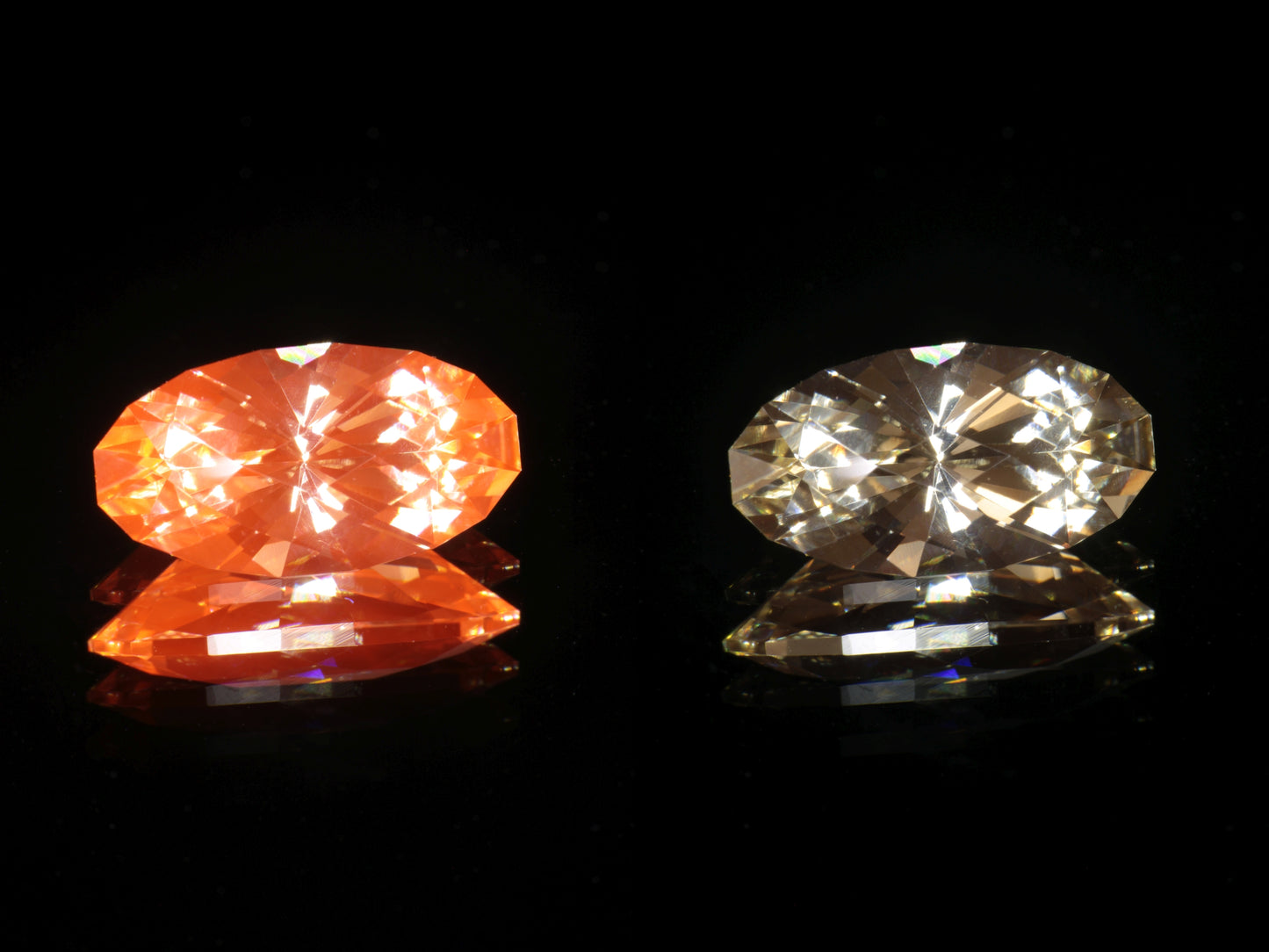 Samarium YAG, Orange Glow Lab Garnet