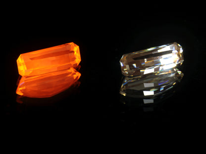 Samarium YAG, Orange Glow Lab Garnet