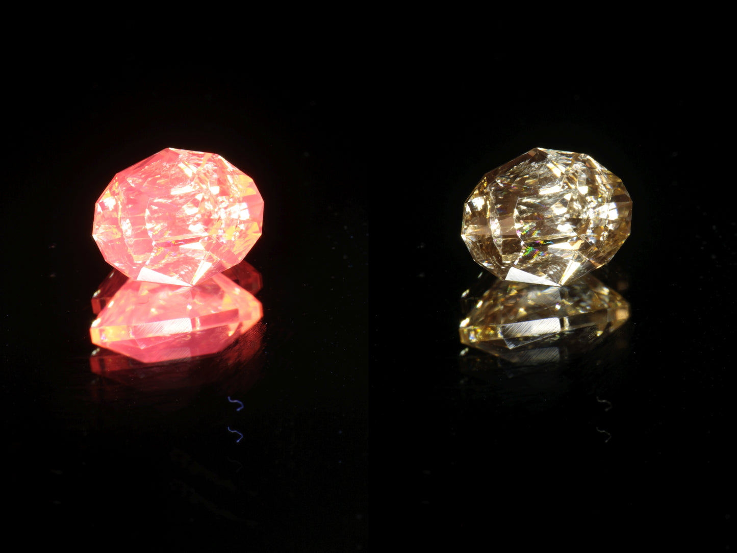 Samarium YAG, Orange Glow Lab Garnet