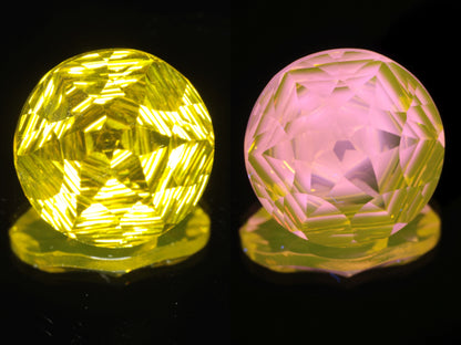 Calibrated Fantasy Cut Laser Garnets