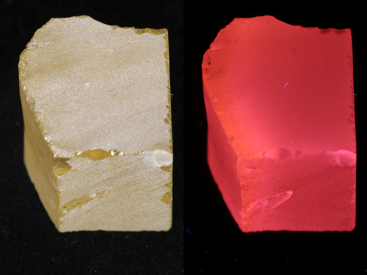 Samarium YAG Orange Glow Garnet, Experimental Crystal