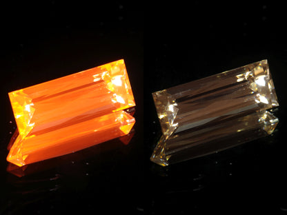 Samarium YAG, Orange Glow Lab Garnet