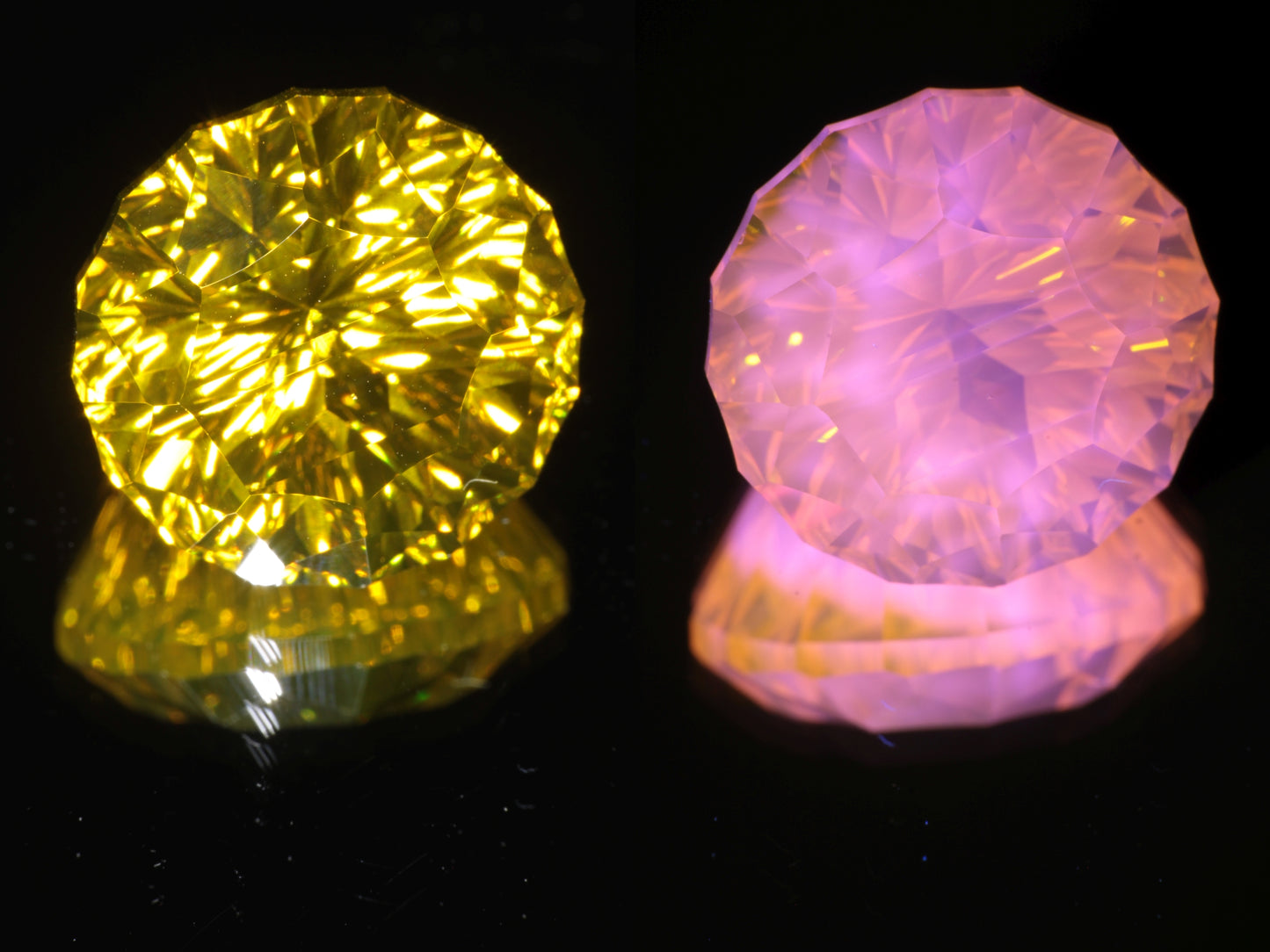 Calibrated Fantasy Cut Laser Garnets
