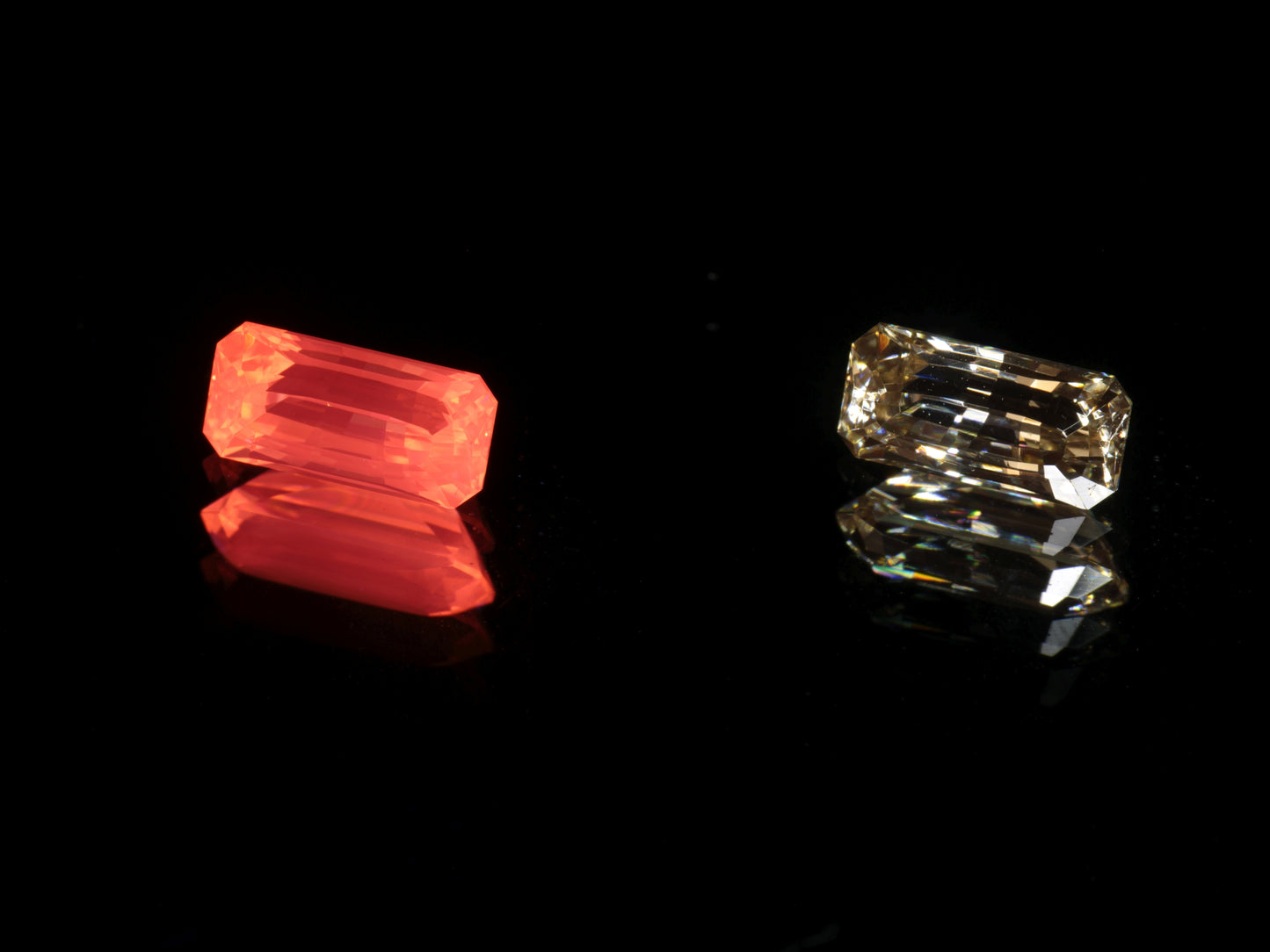 Samarium YAG, Orange Glow Lab Garnet