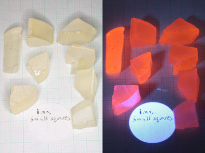 Samarium YAG Orange Glow Garnet, Experimental Crystal