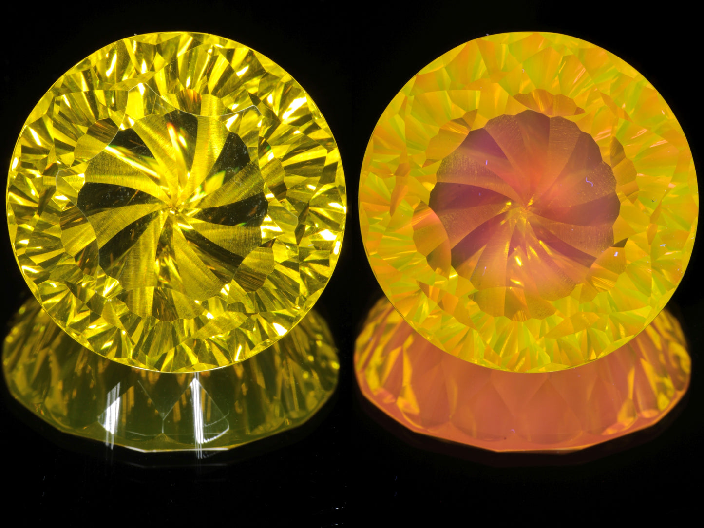 Calibrated Fantasy Cut Laser Garnets