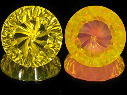 Calibrated Fantasy Cut Laser Garnets