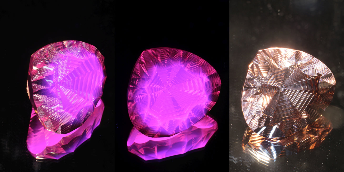 Giant Fantasy Cut Laser Garnets