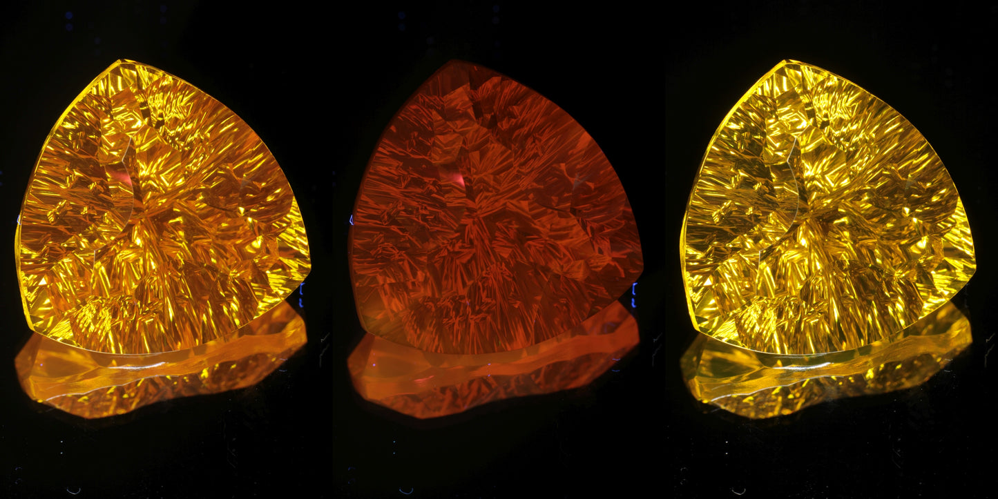 Giant Fantasy Cut Laser Garnets