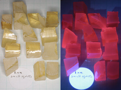 Samarium YAG Orange Glow Garnet, Experimental Crystal