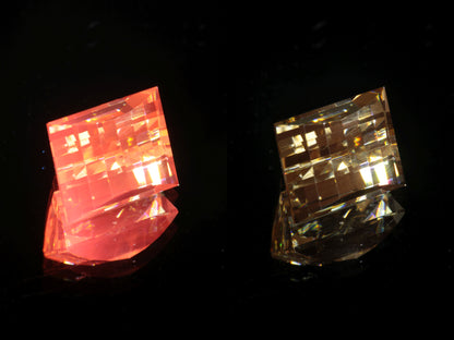 Samarium YAG, Orange Glow Lab Garnet