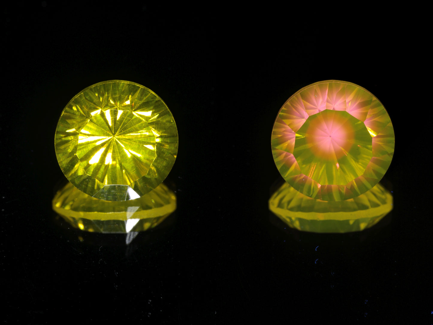 Calibrated Fantasy Cut Laser Garnets