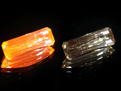 Samarium YAG, Orange Glow Lab Garnet