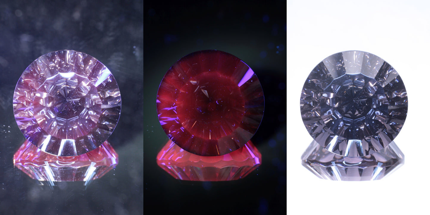 Giant Fantasy Cut Laser Garnets