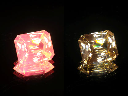 Samarium YAG, Orange Glow Lab Garnet