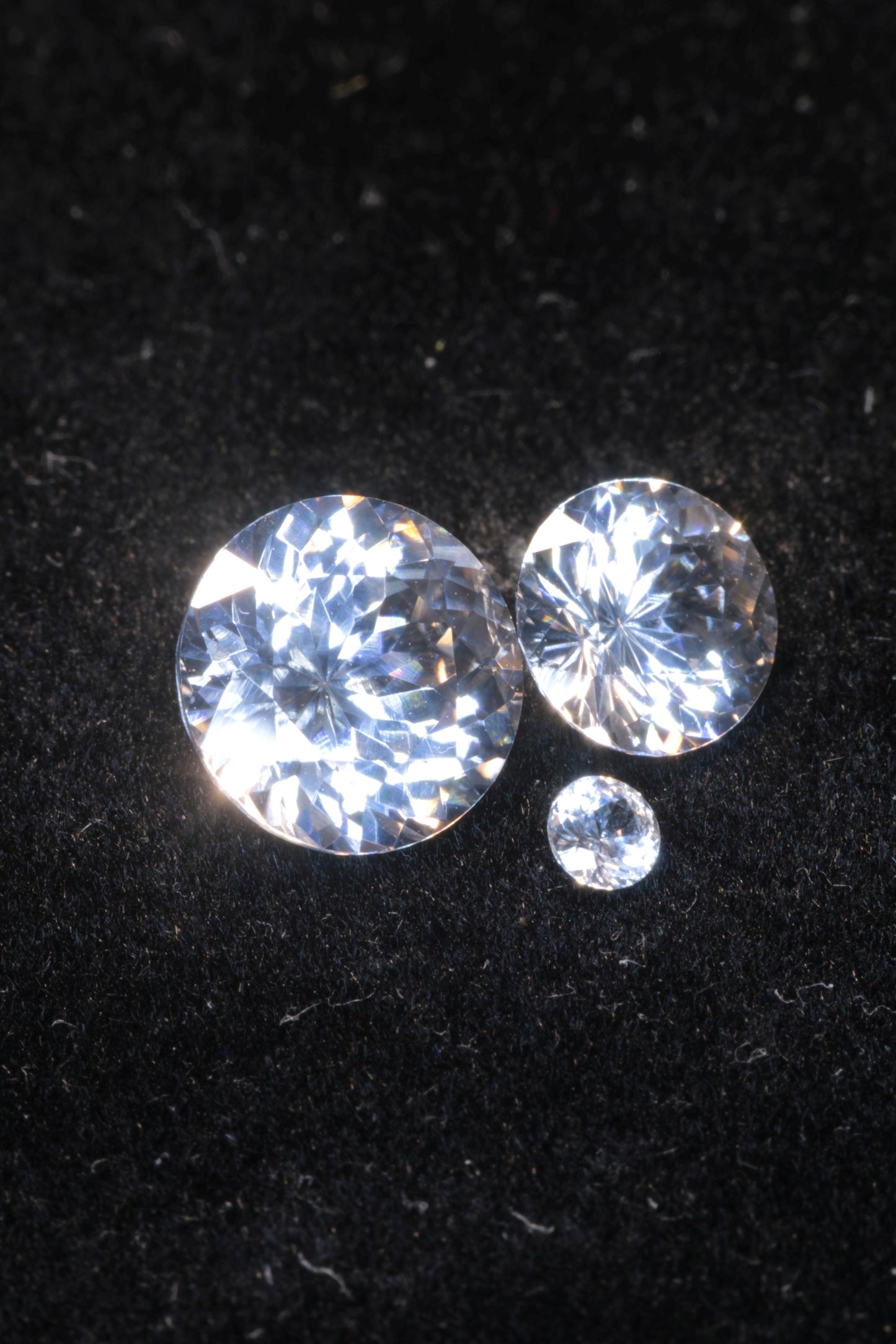 LYSO Faceted Loose Gems Blue Fluorescent Scintillator