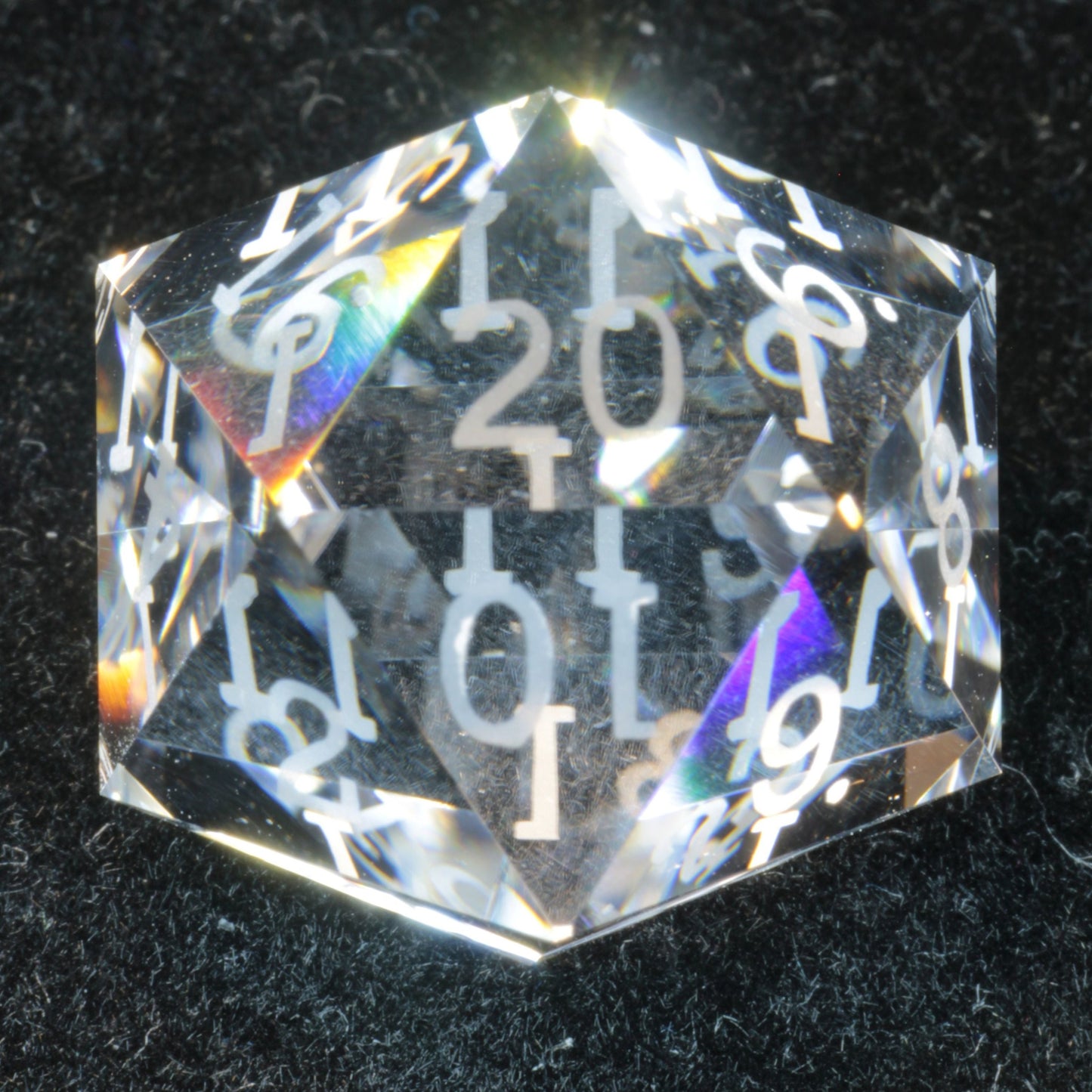 Sapphire D20 53ct, 1980s Infrared Countermeasures Sapphire